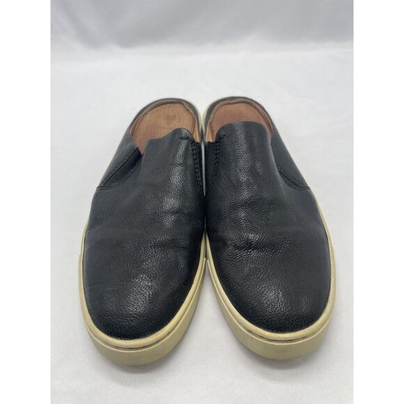 Frye Ivy Mule 3479171-BLK Women US 8M Black Leather Slip On Slide Mules Shoes - Picture 5 of 12